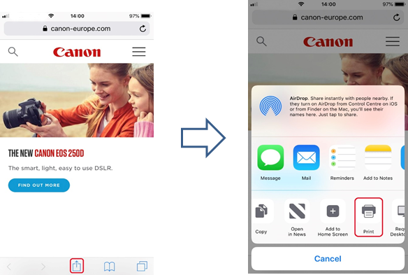 Apple AirPrint User Guide - Canon Europe