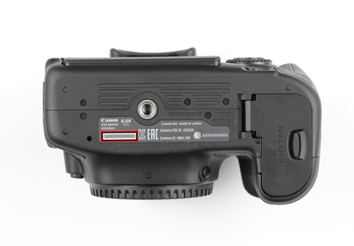 find serial number on canon camera